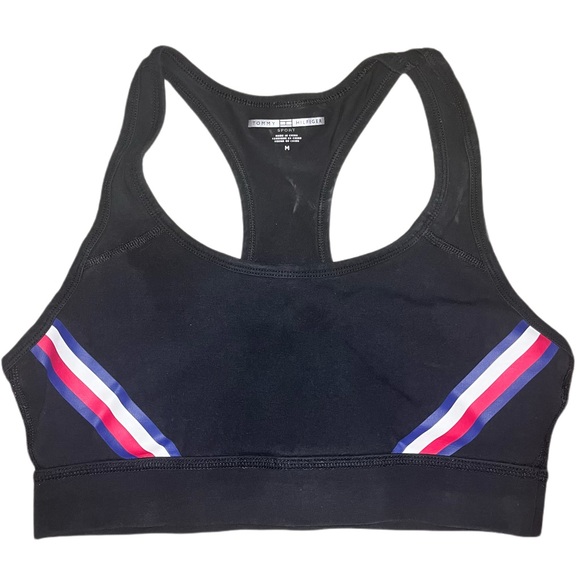 ❌SOLD❌ Tommy Hilfiger Sport - Black Sports Bra - Picture 1 of 3